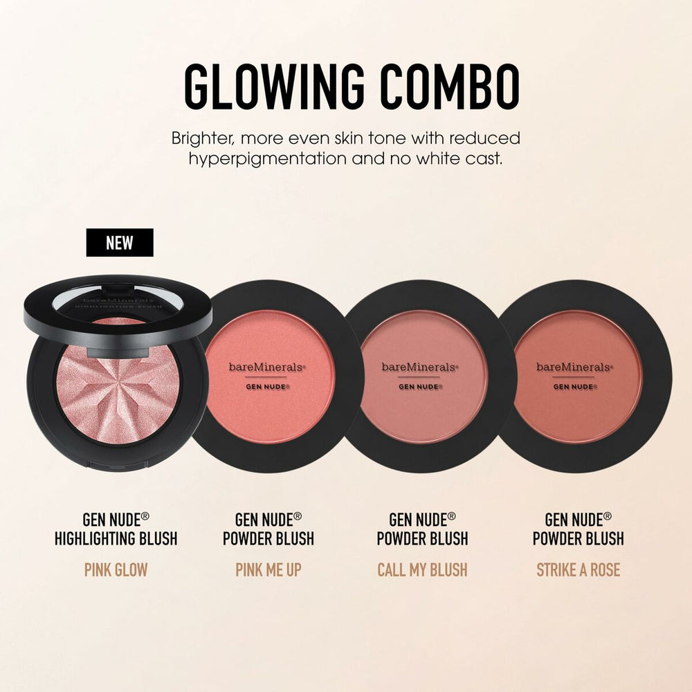 Bareminerals Gen Nude Powder Blush Pink Me Up Unisex, 6 g