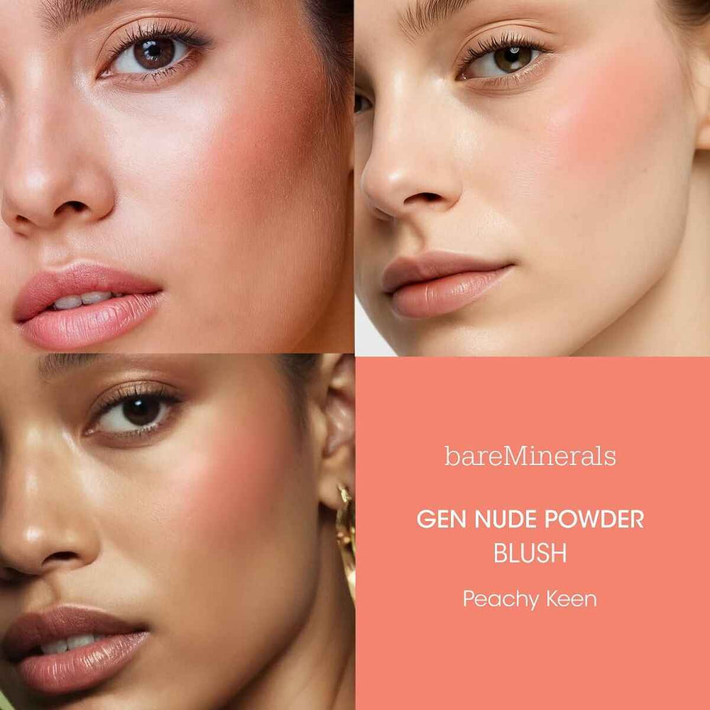 Bareminerals Gen Nude Powder Blush Peachy Keen Unisex, 6 g