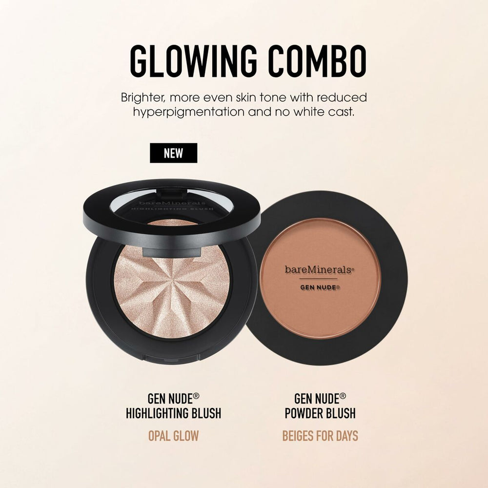 Bareminerals Gen Nude Powder Blush Beige For Days Unisex, 6 g