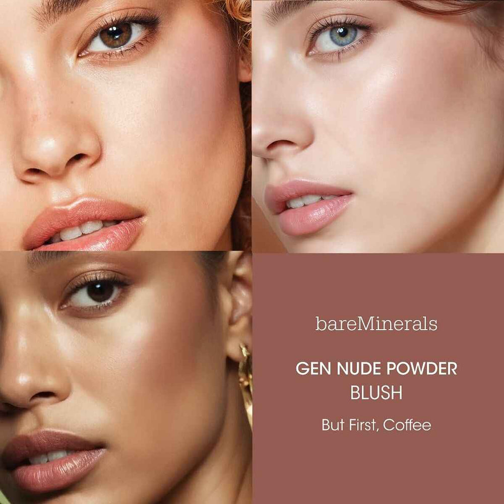 Bareminerals Gen Nude Powder Blush But Rirst, Coffee Unisex, 6 g