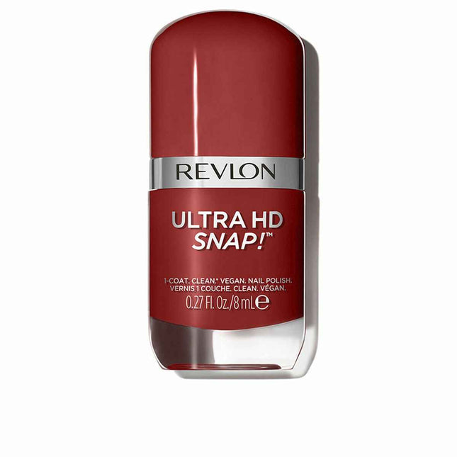 Revlon Ultra Hd Snap! Nail Polish 014-Red and Real Unisex, 8 ml