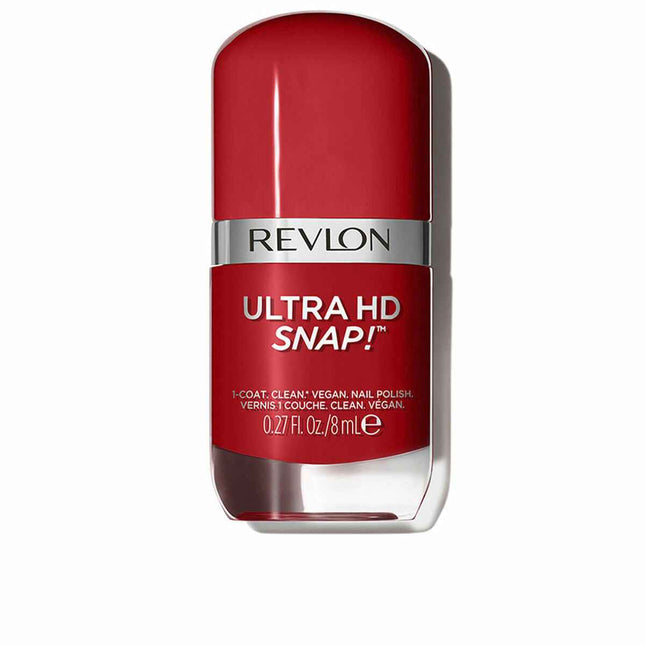 Revlon Ultra Hd Snap! Nail Polish 030-Cherry On Top Unisex, 8 ml