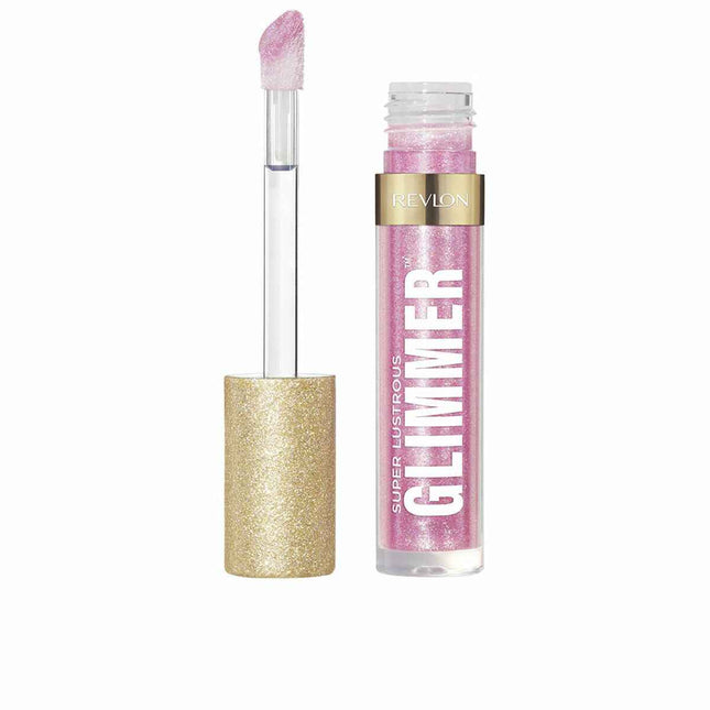 Revlon Super Lustrous Glimmer Brillo De Labios 02-Pink Prisma Unisex, 3,8 ml
