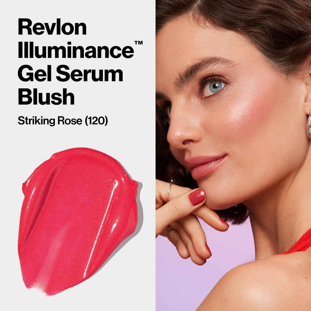 Revlon Illuminance Colorete En – Gel Sérum 120-Striking Rose, 11 ml
