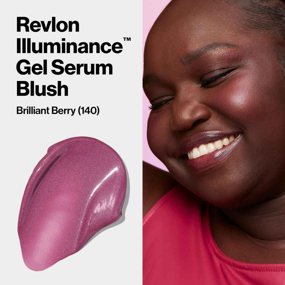 Revlon Illuminance Colorete En – Gel Sérum 140-Brillant Berry, 11 ml