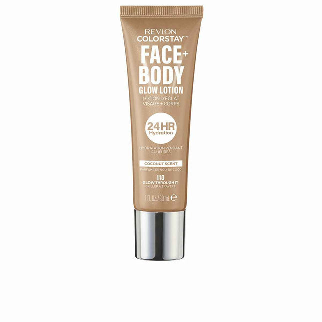 Revlon Colorstay Face Body Glow – Lotion 110-Glow Through It Unisex, 30 ml