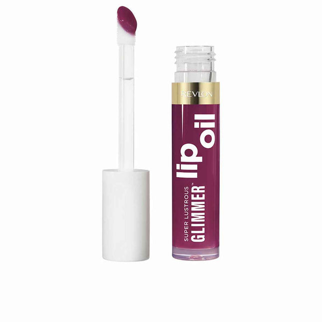 Revlon Super Lustrous Glimmer Lip Oil 06-Plum Pop Unisex, 3,8 ml