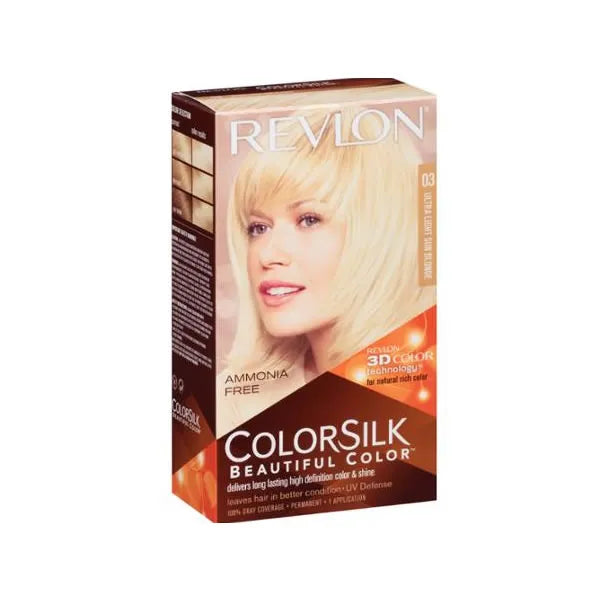 Revlon Colorsilk Ammonia Free 03 Ultra Light Sun Blonde Unisex