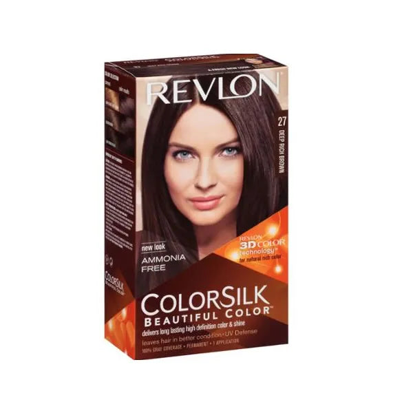 Revlon Colorsilk Ammonia Free 27 Deep Rich Brown Unisex