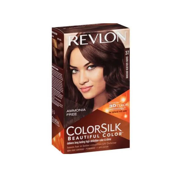 Revlon Colorsilk Ammonia Free 37 Dark Golden Brown Unisex