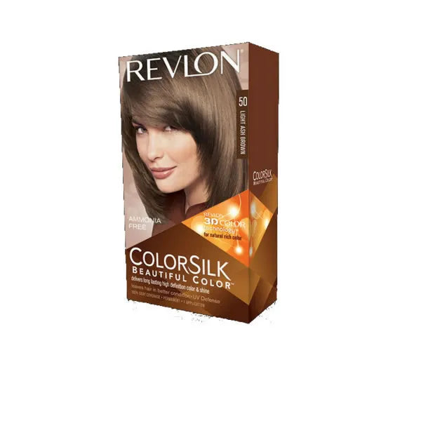 Revlon Colorsilk Ammonia Free 50 Light Ash Brown Unisex