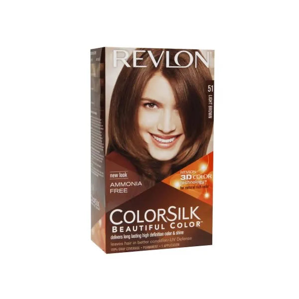 Revlon Colorsilk Ammonia Free 51 Light Brown Unisex