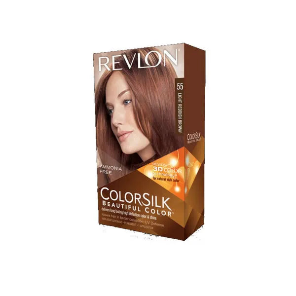 Revlon Colorsilk Ammonia Free 55 Light Reddish Brown Unisex