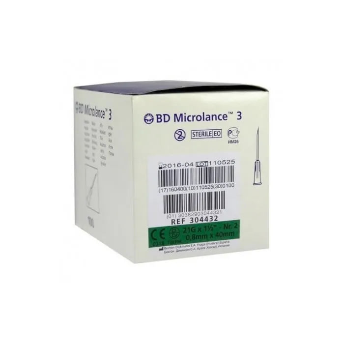 BD Microlance Needle 0,8mm x 40mm, 100 Units