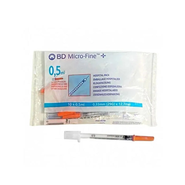 BD Insulin Syringe Microfine 0,5 X 12,7 10 pcs.