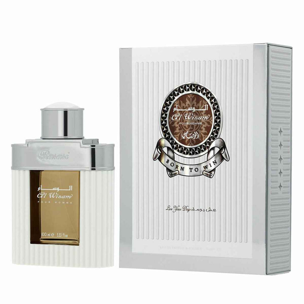Rasasi Al Wisam Day Born to Win – Eau de Parfum for Men Spray, 100 ml
