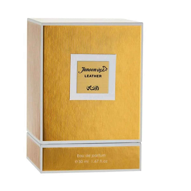 Rasasi Junoon Leather – Eau de Parfum for Men, 49 ml Spray
