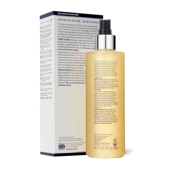 Elemis Advanced Skincare Soothing Apricot Toner Unisex, 200 ml