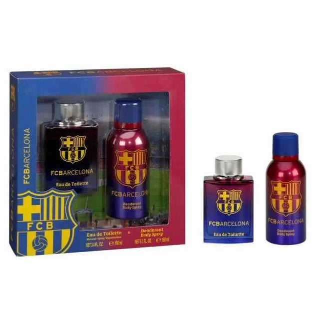 FC Barcelona Eau de Toilette Unisex – Spray 100 ml, Set 2 Pieces