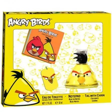 Angry Birds Yellow – Eau de Toilette Unisex Spray 50 ml, Set 3 Pieces