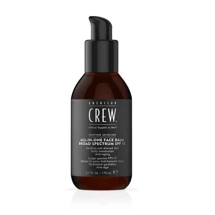 American CREW All In One Face Balm Spf15 Unisex, 170 ml