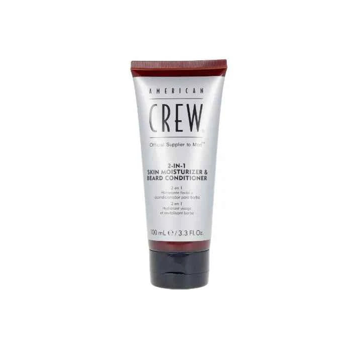 American CREW 2 in 1 Facial Moisturizer And Beard – Conditioner Unisex, 100 ml