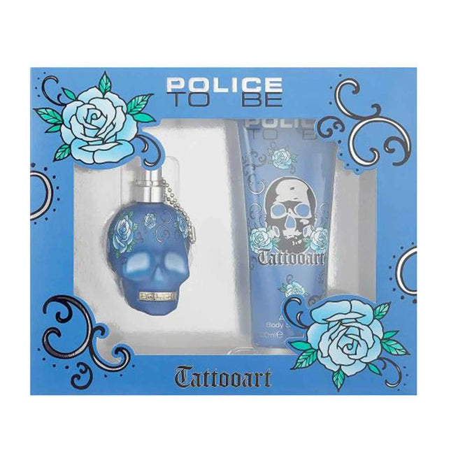 Police to Be Tattooart – Eau de Parfum for Men 40 ml Spray Locion Corporal Perfumada, 200 ml