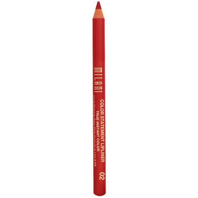 Milani Color Statement – Lip Liner for Women, 02, True Red, 1.14 g