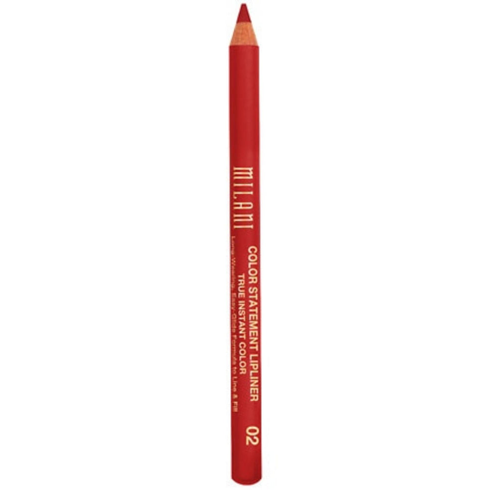 Milani Color Statement – Lip Liner for Women, 02, True Red, 1.14 g