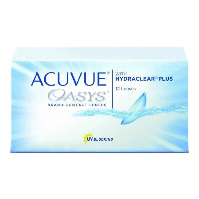 Acuvue Oasys Hydraclear Contact Lenses 2 Weeks Replacement -3.50 BC/8.4, 12 Units