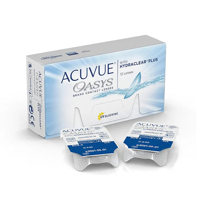 Acuvue Oasys Hydraclear Contact Lenses Replacement 2 Weeks -3.00 BC/8.4, 12 Units