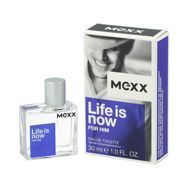 Mexx Life Is Now for Him – Eau de Toilette for Men, 30 ml
