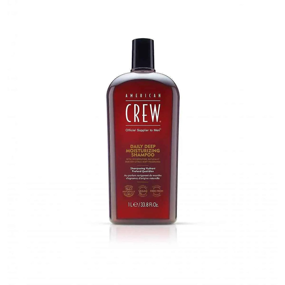 American CREW Daily Moisturizing – Shampoo Unisex, 1000 ml
