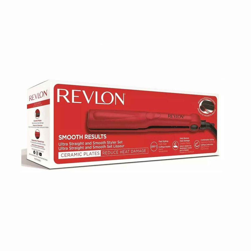 Revlon Smooth Results Rvst2176 Plancha De Pelo Estuche 3 Piezas Unisex