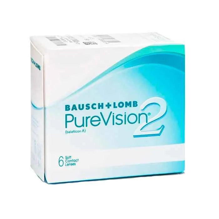 Purevision Contact Lenses Visibility Tinted -0.75 BC/86, 6 Units