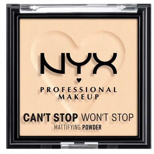 NYX Can't Stop Won't Stop Mattifying Powder Light Medium Unisex