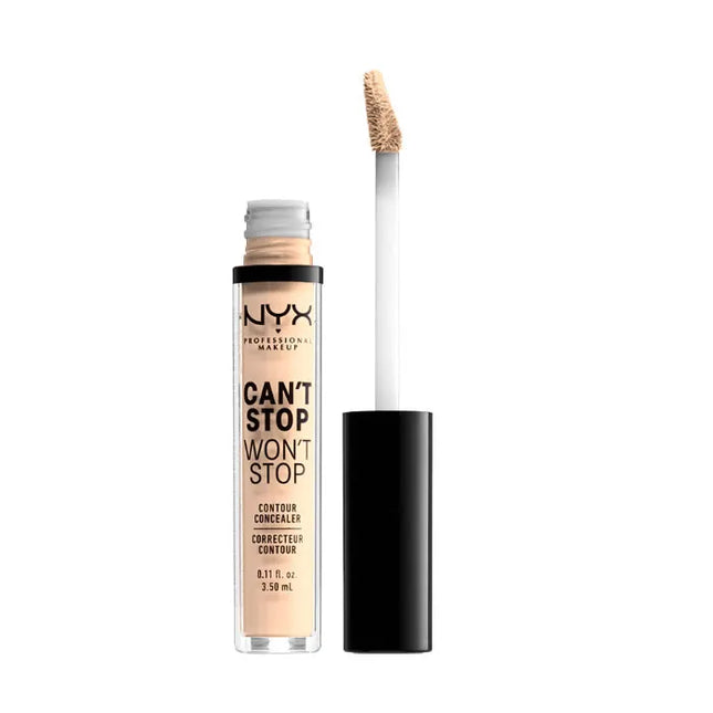NYX Can´t Stop Won´t Stop Full Coverage Contour Concealer Pale Unisex, 3,5 ml
