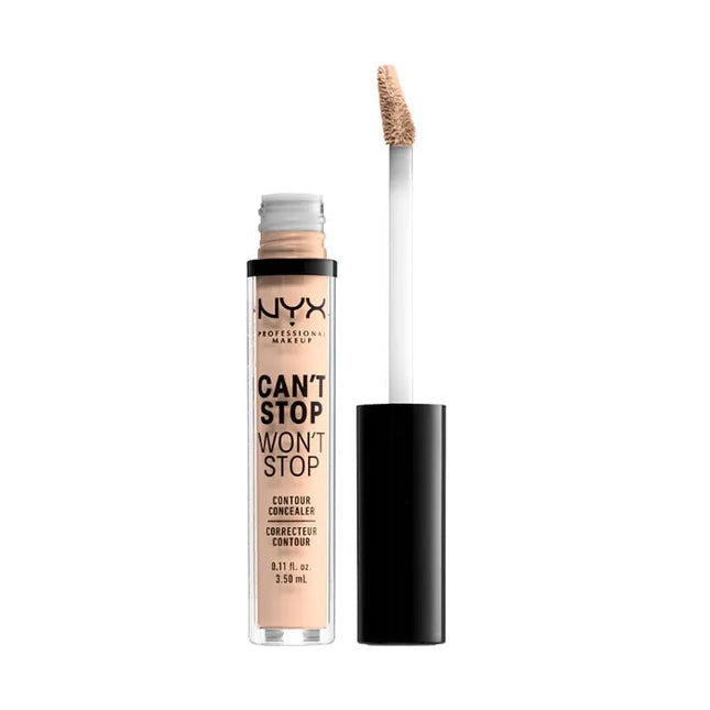 NYX Can´t Stop Won´t Stop Full Coverage Contour Concealer Light Ivory Unisex, 3,5 ml