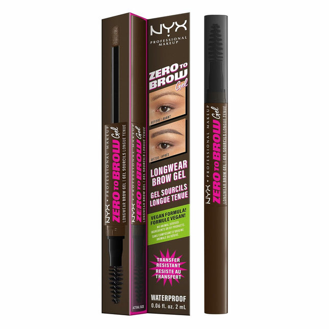 NYX Zero to Brow – Gel 07-Espresso Unisex, 2 ml