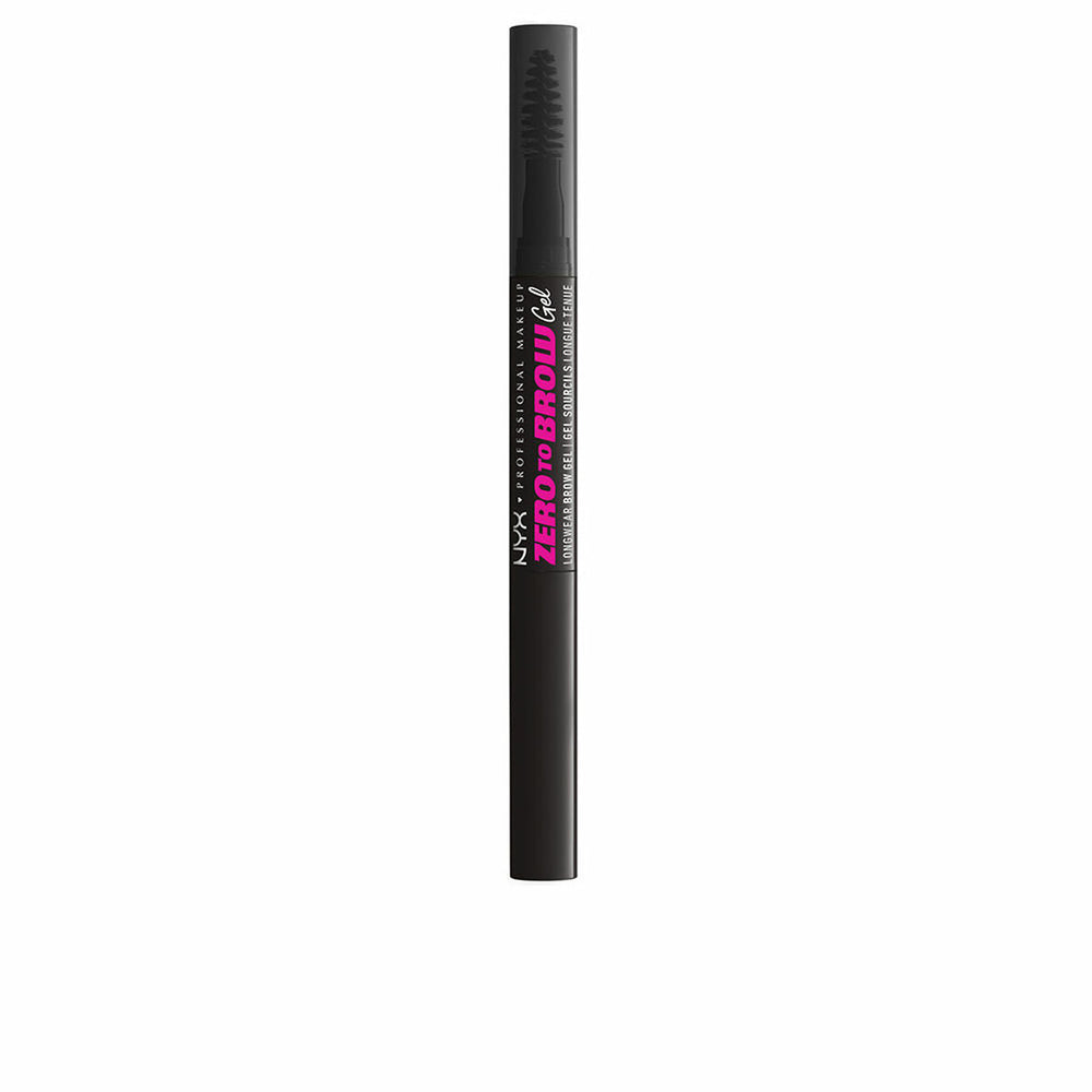 NYX Zero to Brow – Gel 08-Black Unisex, 2 ml