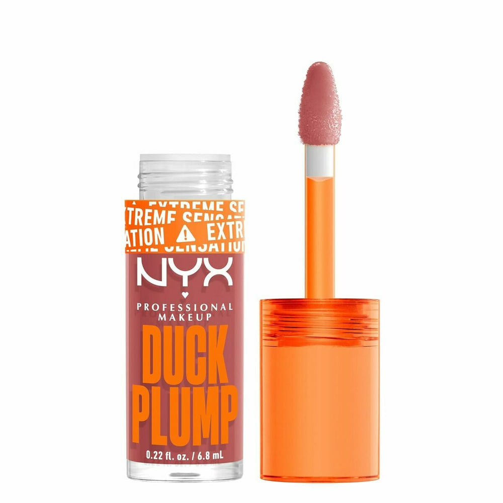 NYX Duck Plump Brillo De Labios Nude Swings Unisex, 6,8 ml