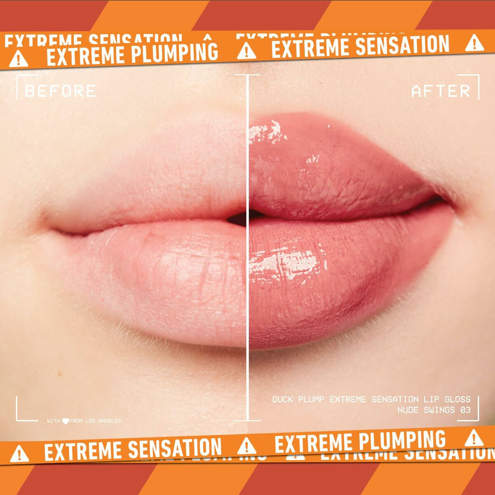 NYX Duck Plump Brillo De Labios Nude Swings Unisex, 6,8 ml