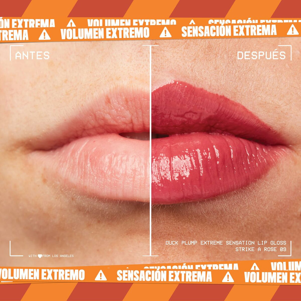 NYX Duck Plump Brillo De Labios Strike A Rose Unisex, 6,8 ml