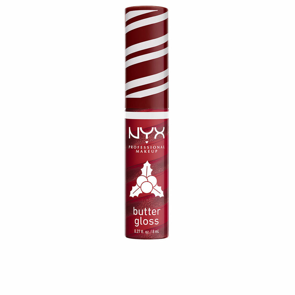 NYX Butter Gloss Swirl 04-Holly Berry Swirl Unisex, 8 ml