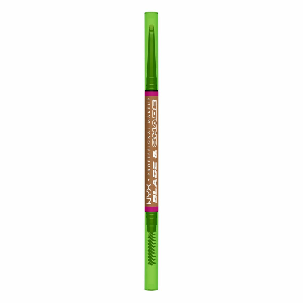 NYX Blade y Shade Nano Lápiz De Cejas 01-Ash Blonde 1 U Unisex