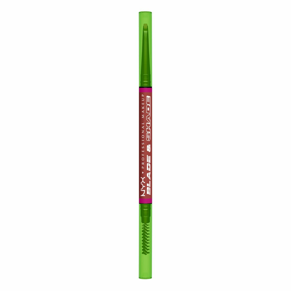 NYX Blade y Shade Nano Lápiz De Cejas 06-Rich Auburn 1 U Unisex