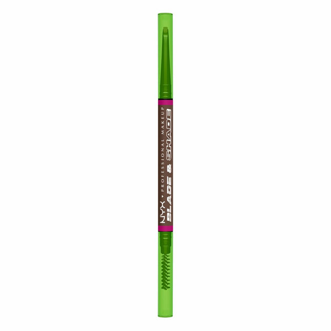 NYX Blade y Shade Nano Lápiz De Cejas 09-Brunette 1 U Unisex
