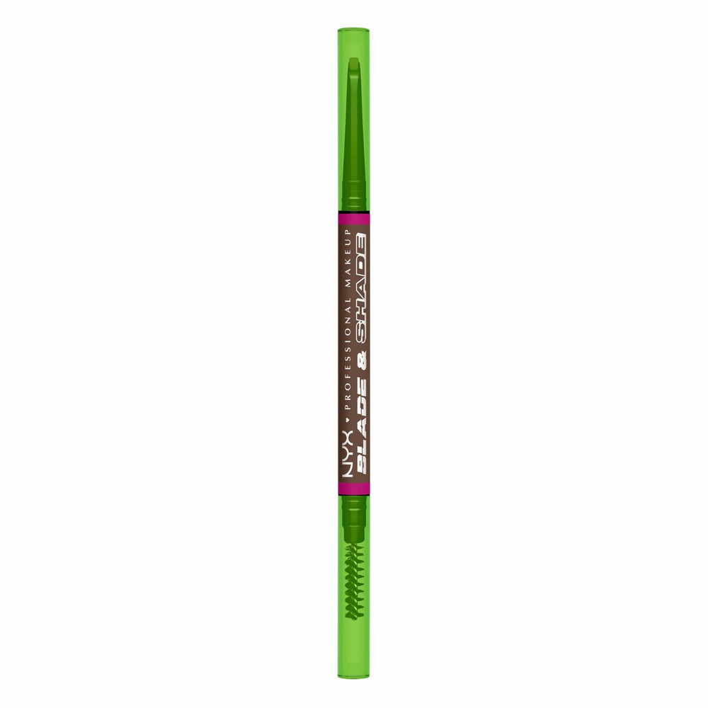 NYX Blade y Shade Nano Lápiz De Cejas 09-Brunette 1 U Unisex