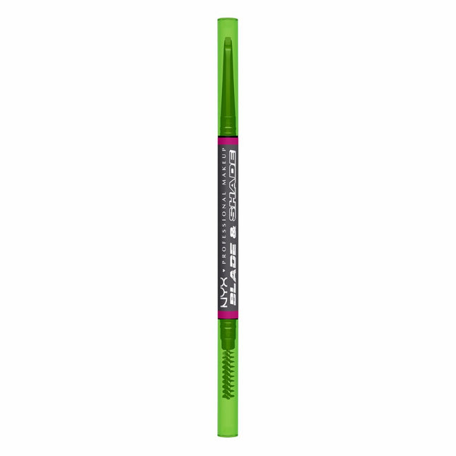 NYX Blade y Shade Nano Lápiz De Cejas 11-Grey 1 U Unisex