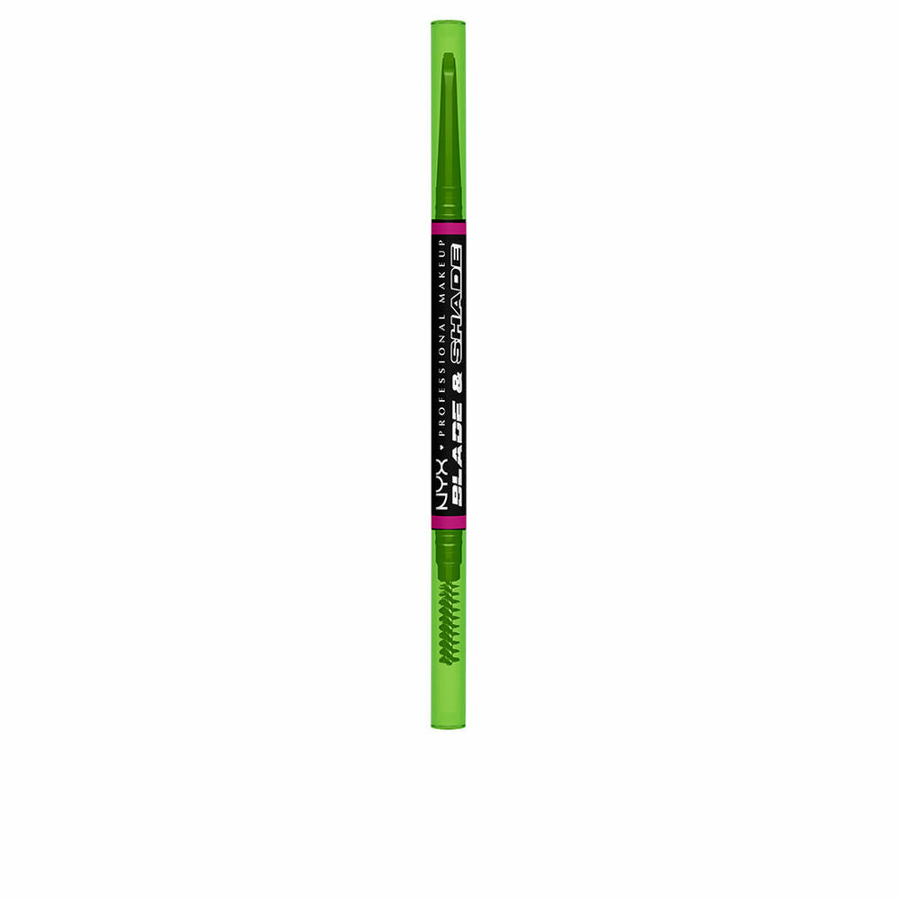 NYX Blade y Shade Nano Lápiz De Cejas 12-Black 1 U Unisex
